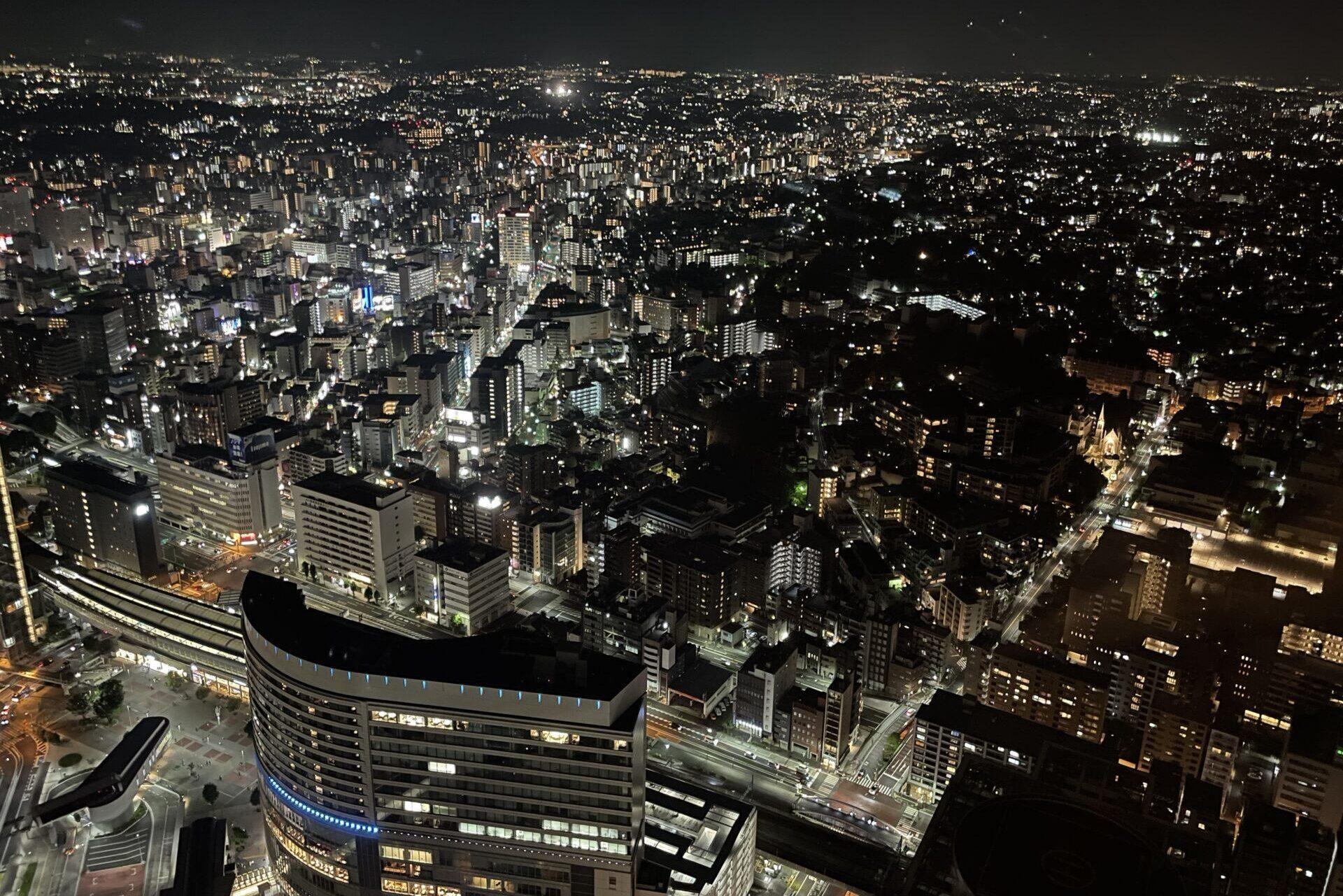 横浜ロィヤルパークホテル　夜景